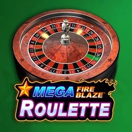 Mega Fire Blaze Roulette logo by Playtech at Pelikaani CasinoMega Fire Blaze Roulette
